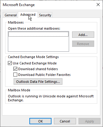 MS Exchange Advance